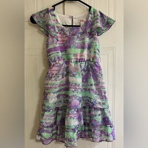 Justice size 7 sparkly dress